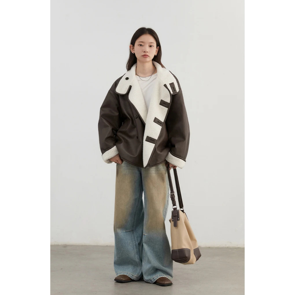 Reversible Boa Overcoat