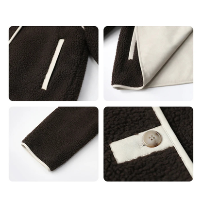 Reversible Boa Overcoat