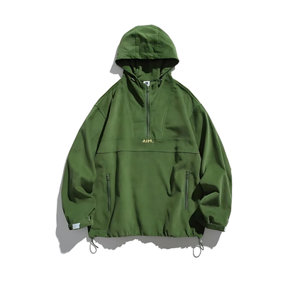 Corduroy Anorak Hoodie