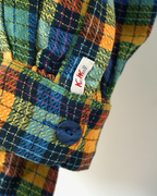 80s Key West Multicolor Check Long Sleeve Shirt
