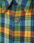80s Key West Multicolor Check Long Sleeve Shirt