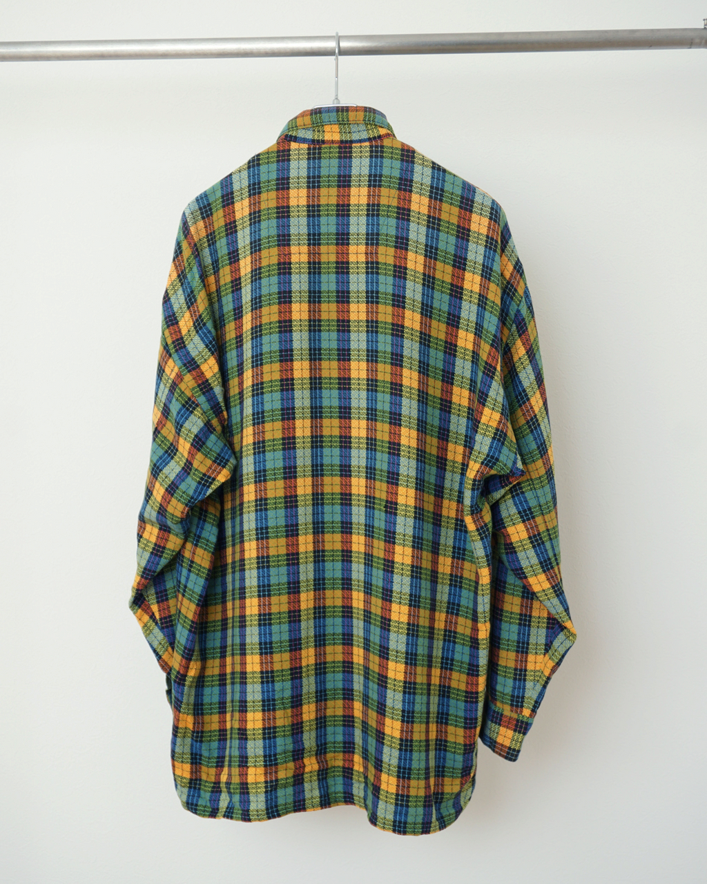 80s Key West Multicolor Check Long Sleeve Shirt
