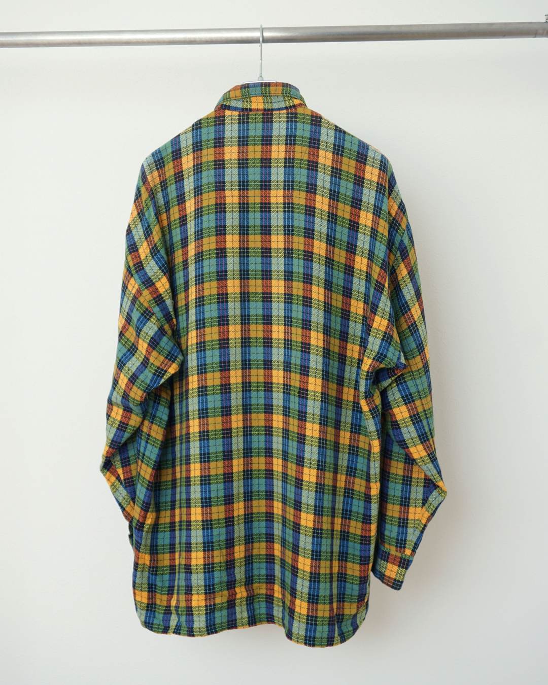 80s Key West Multicolor Check Long Sleeve Shirt