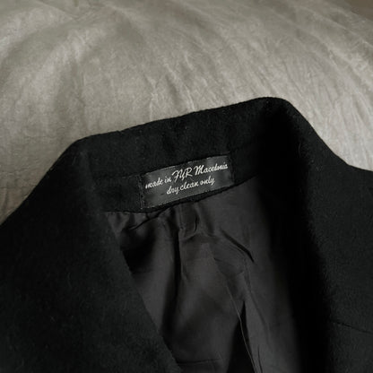 2000s CHERESKIN Wool Cashmere Chester Coat made in Itary