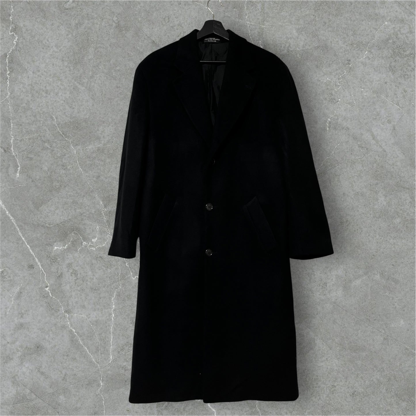 2000s CHERESKIN Wool Cashmere Chester Coat made in Itary