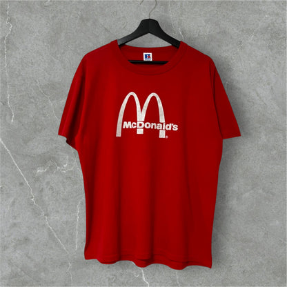 90s Mcdonald's event tee made by Russel Athletic