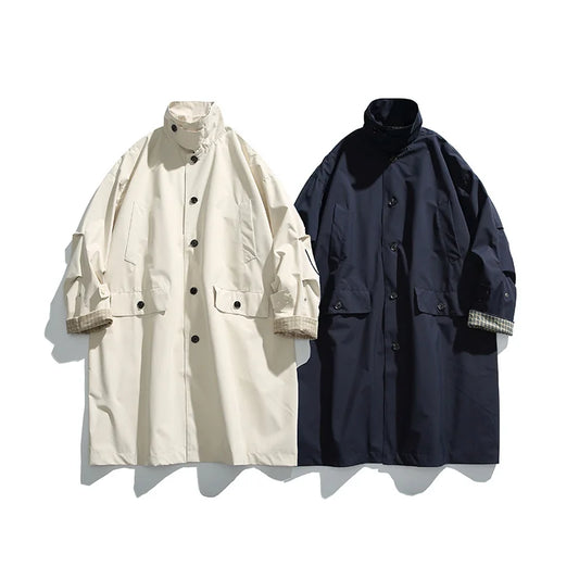 Oversized Long Trench Coat