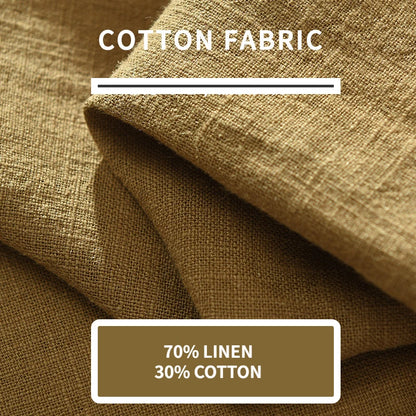 Cotton Linen Casual Pullover Shirt