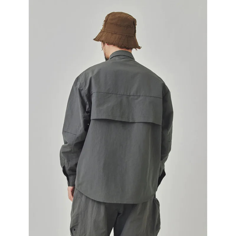 Lightweight Tech-wear Cargo Shirts