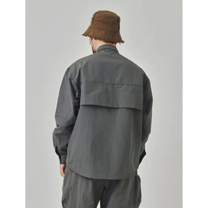 Lightweight Tech-wear Cargo Shirts