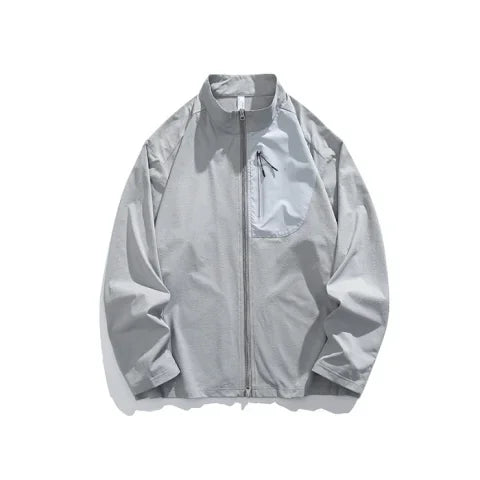 Long Sleeve Zipper Sports T-shirt