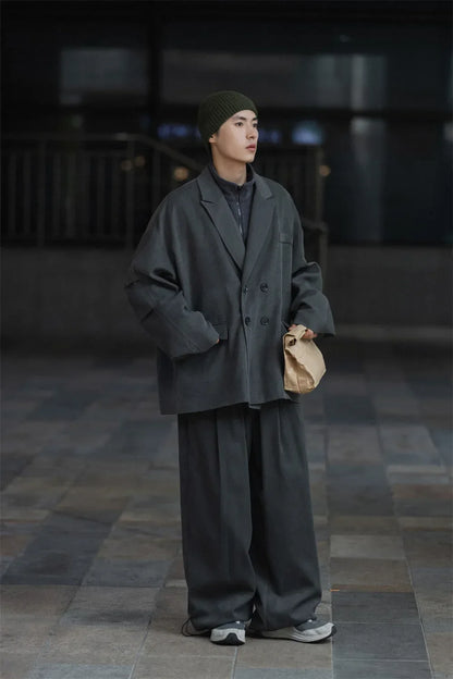 Double Breasted  Oversized Jacket