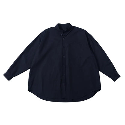 Long Sleeve Oversized Cotton Cargo Shirts