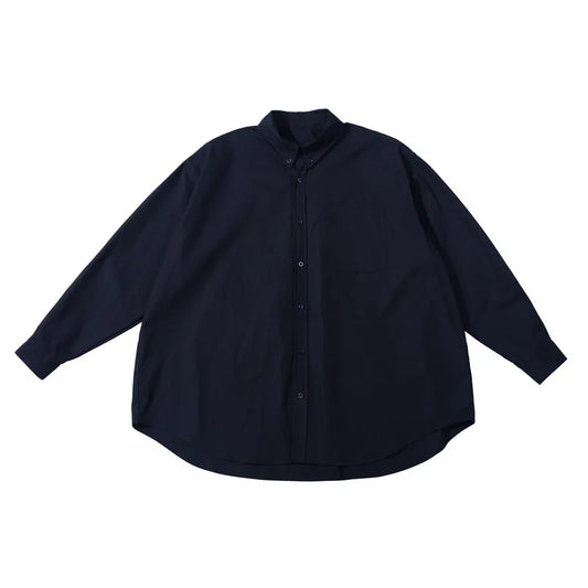 Long Sleeve Oversized Cotton Cargo Shirts