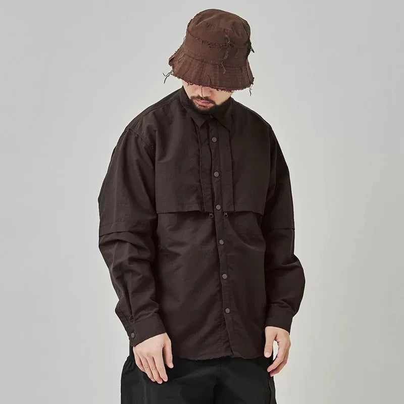 Lightweight Tech-wear Cargo Shirts