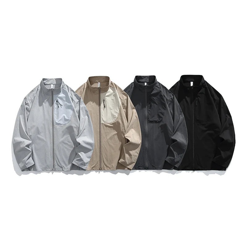 Long Sleeve Zipper Sports T-shirt