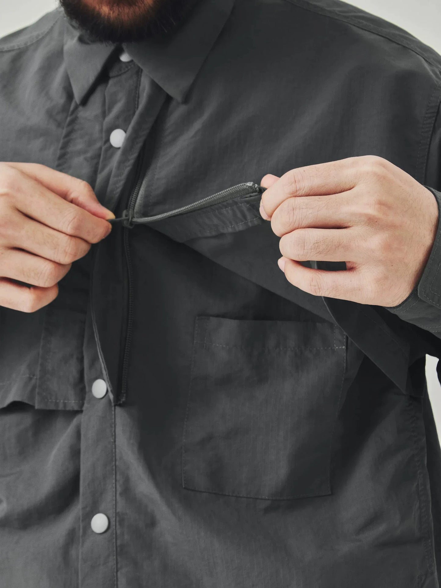 Lightweight Tech-wear Cargo Shirts