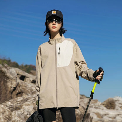 Long Sleeve Zipper Sports T-shirt