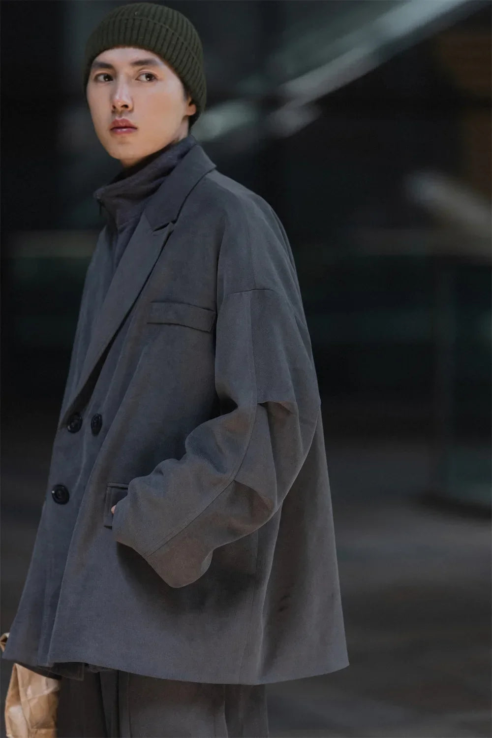 Double Breasted  Oversized Jacket