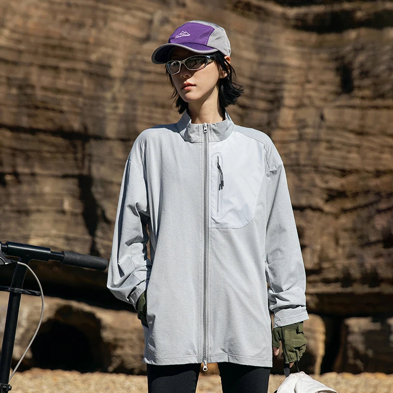 Long Sleeve Zipper Sports T-shirt