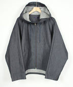 denim parka