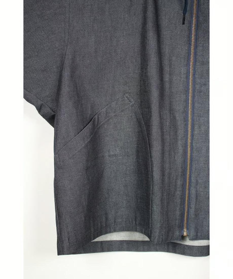 denim parka
