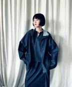 denim parka