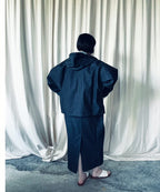 denim parka